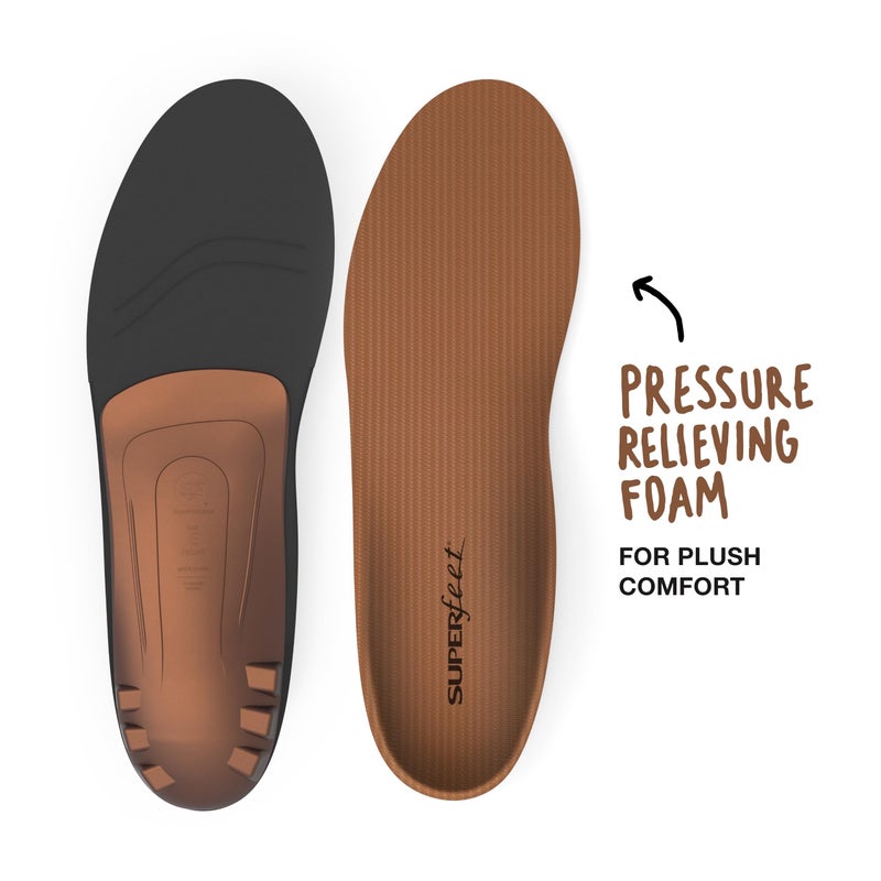 Superfeet All-Purpose Memory Foam Support Insoles (Copper) - Trim-to-Fit Cushioned Arch Support Shoe Insert - Professional Grade - 13.5-15 Men - Image 5
